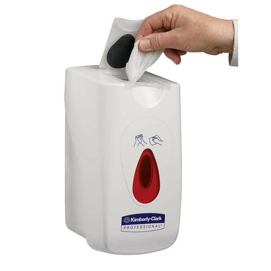 7936 KC  Wiper White Dispenser - 29.3x15x15CM (EA)