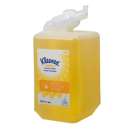 6385 Kleenex Botanics Energy Foam Hand Cleanser 1L (Case of  6)