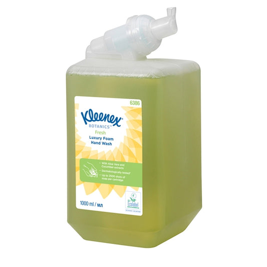 6386 Kleenex Botanics Fresh Foam Hand Cleanser 1L (Case of  6)