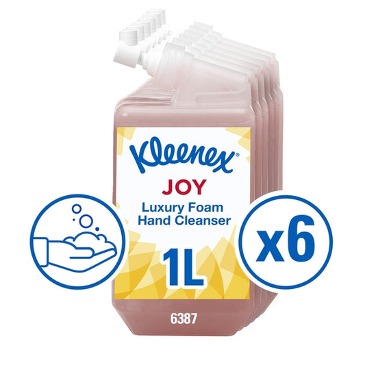6387 Kleenex Botanics Joy Foam Hand Cleanser 1L (Case of  6)