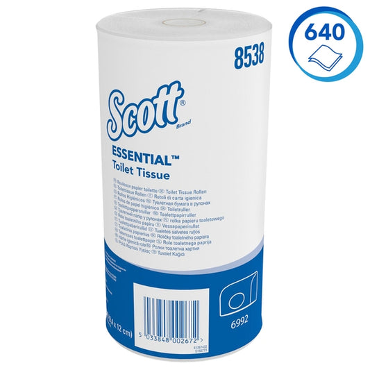 8538 Scott 320 2Ply Toilet Roll -  Packs of 2 (Case of  18)
