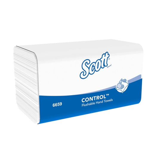 6659 Scott Performance I/Fold Flushable Hand Towels (Case of  4500)