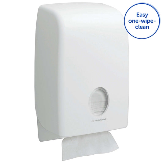 6945 Aquarius White Folded Hand Towel Dispenser (EA)
